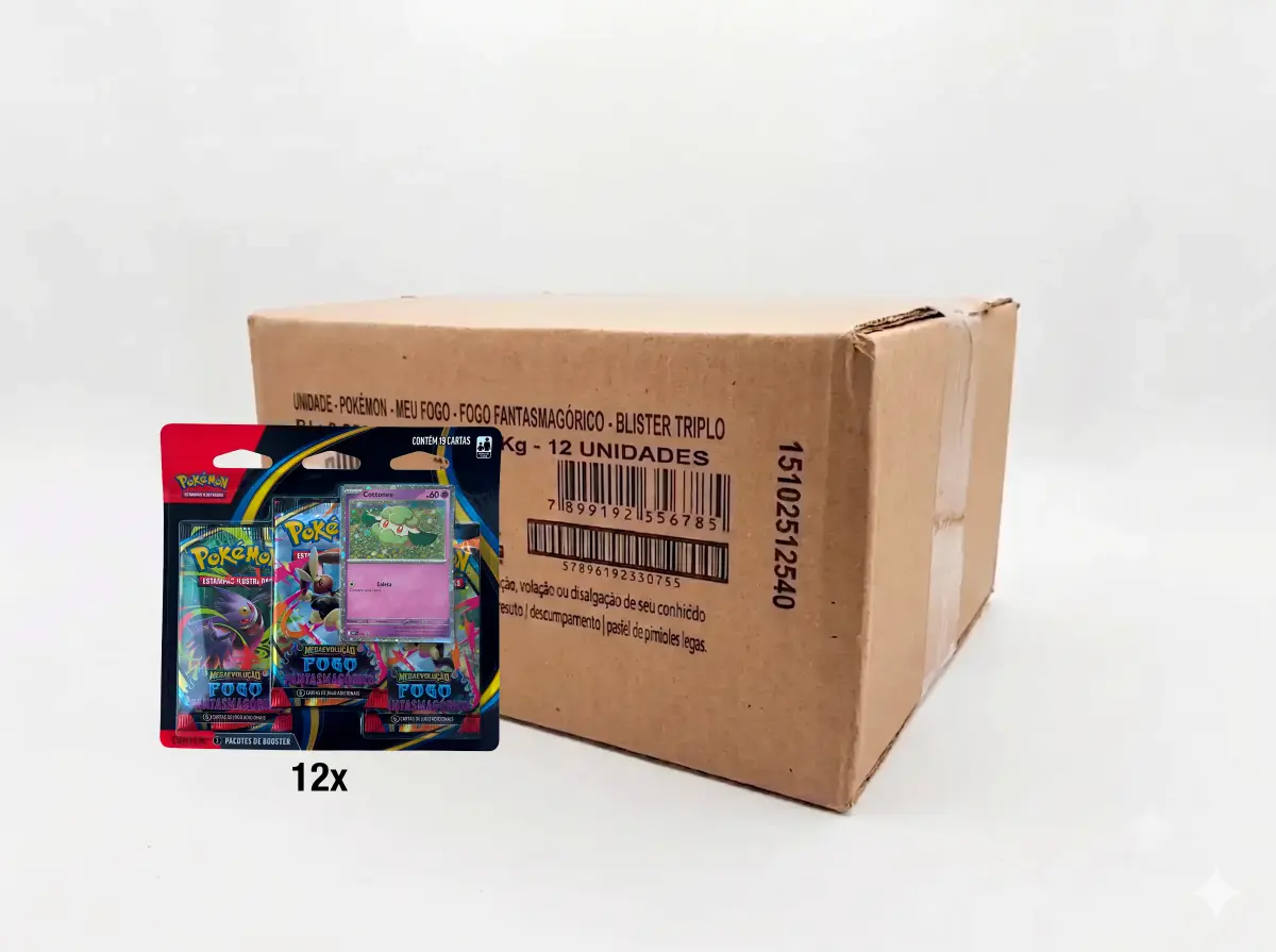 Case Blister Triplo Fogo Fantasmagórico ME02